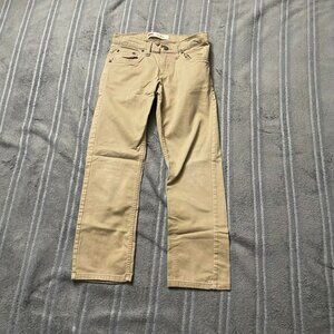Khaki levi boys pants slim fit
